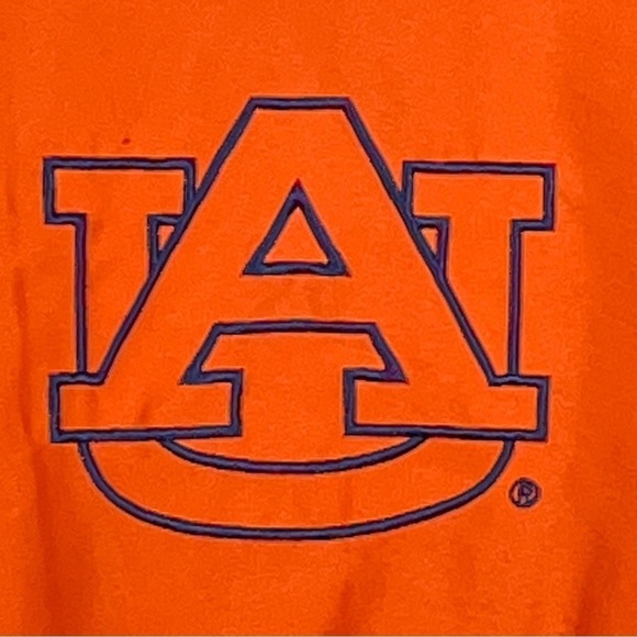 Vintage Auburn Tigers Embroidered 58 Sports Orange Pullover Windbreaker Size XL - Picture 13 of 14